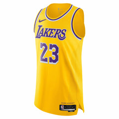 Nike LeBron James Los Angeles Lakers Authentic Jersey Icon Edition Gold
