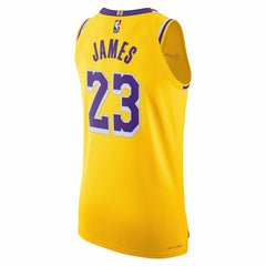 Nike LeBron James Los Angeles Lakers Authentic Jersey Icon Edition Gold