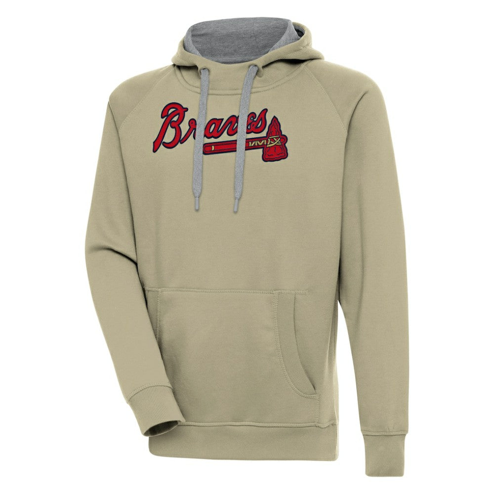 Atlanta Braves Antigua Victory Pullover Hoodie Discount
