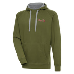 Atlanta Braves Antigua Victory Pullover Hoodie Online