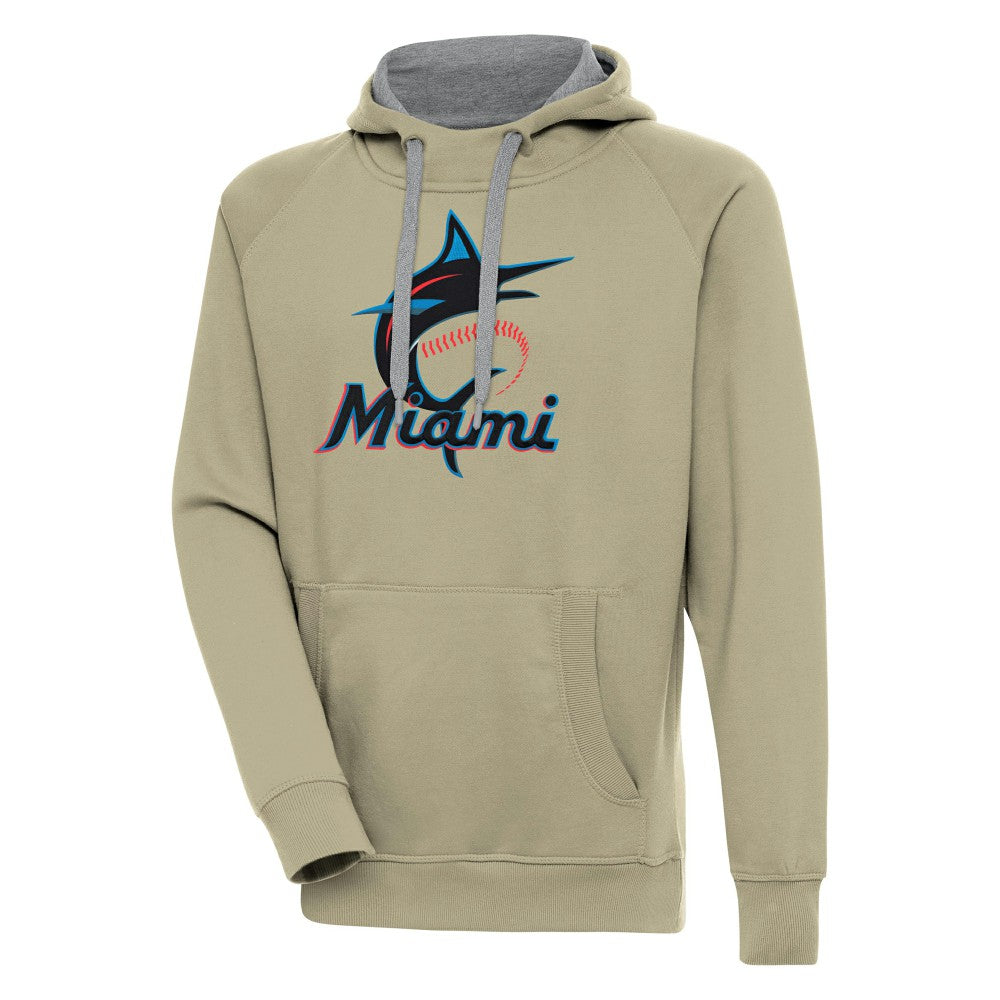 Miami Marlins Antigua Victory Pullover Hoodie Near Me