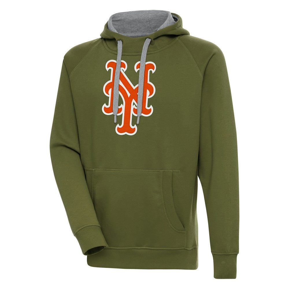 New York Mets Antigua Victory Pullover Hoodie Near Me