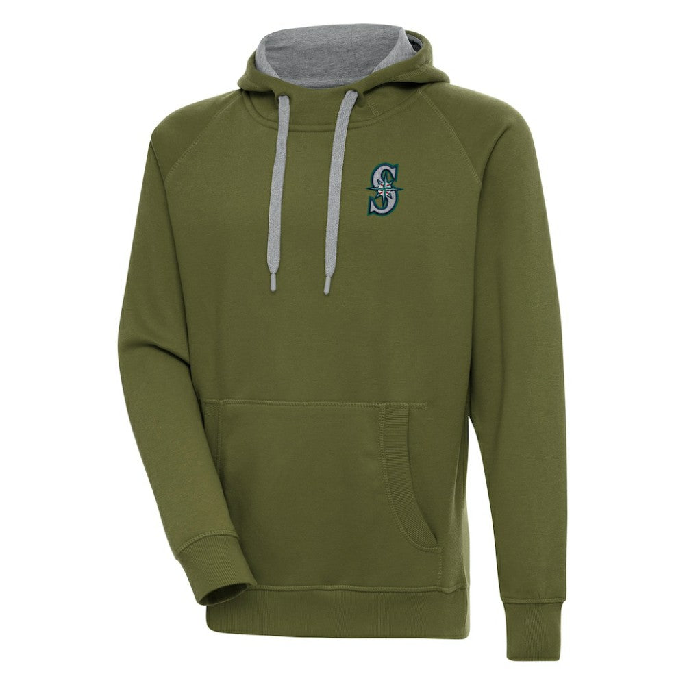 Seattle Mariners Antigua Victory Pullover Hoodie Near Me