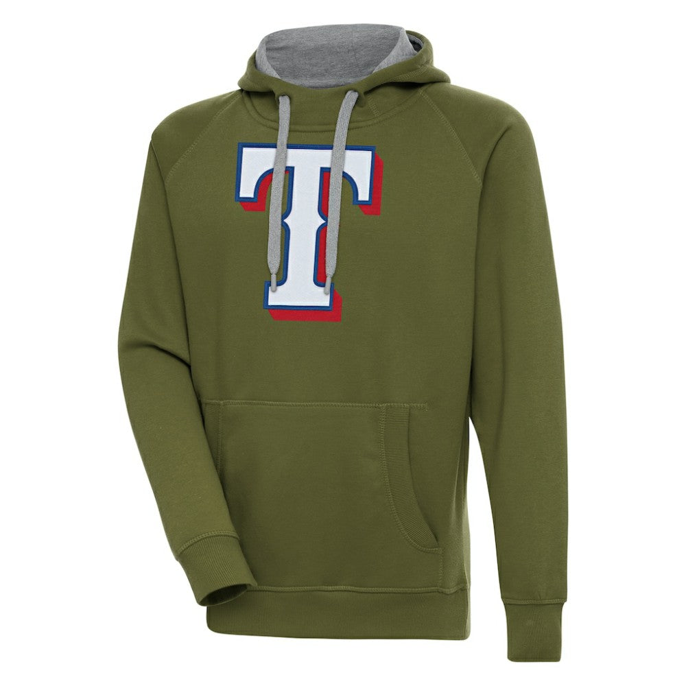 Texas Rangers Antigua Victory Pullover Hoodie for sale