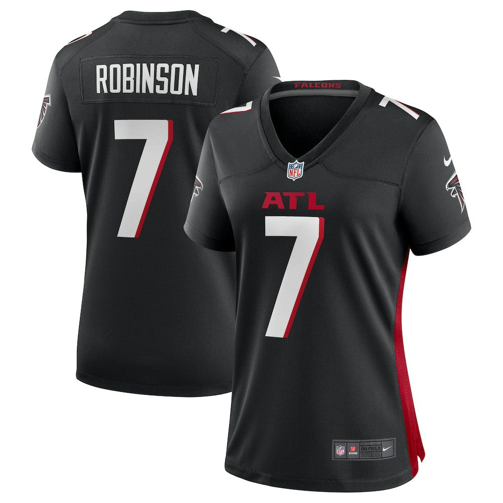 Bijan Robinson Atlanta Falcons Women's Player Jersey - Black - Nike