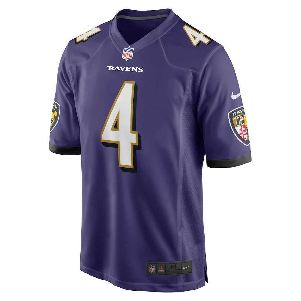 Zay Flowers Baltimore Ravens Game Jersey - Purple - Nike