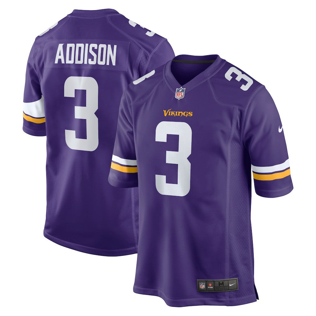 Jordan Addison Minnesota Vikings Game Jersey - Purple - Nike