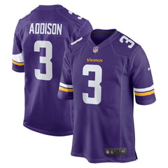 Jordan Addison Minnesota Vikings Game Jersey - Purple - Nike