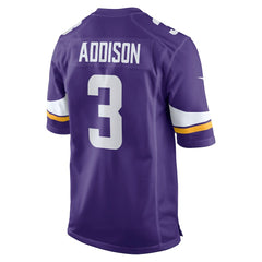 Jordan Addison Minnesota Vikings Game Jersey - Purple - Nike