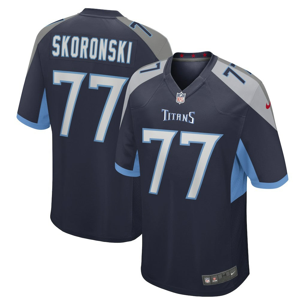 Peter Skoronski Tennessee Titans Game Jersey - Navy - Nike