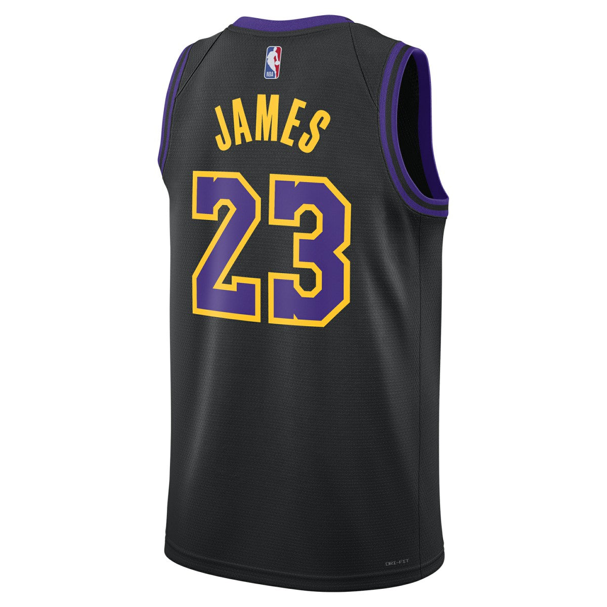 Nike LeBron James Los Angeles Lakers Unisex 2025/26 Swingman Jersey Black City Edition