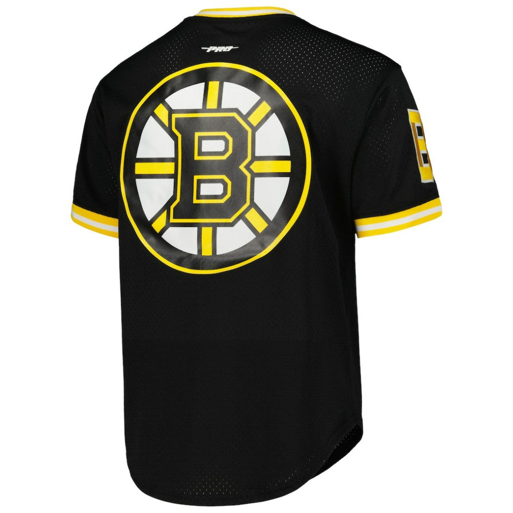 Boston Bruins Pro Standard Classic Mesh V-Neck T-Shirt - Black | NHL near me