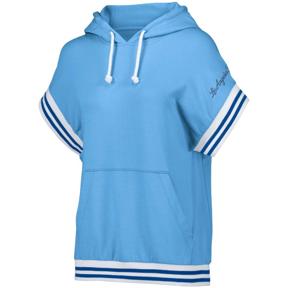 Los Angeles Dodgers Lusso Women's Mabel Tri-Blend Short Sleeve Pullover Hoodie Near Me
