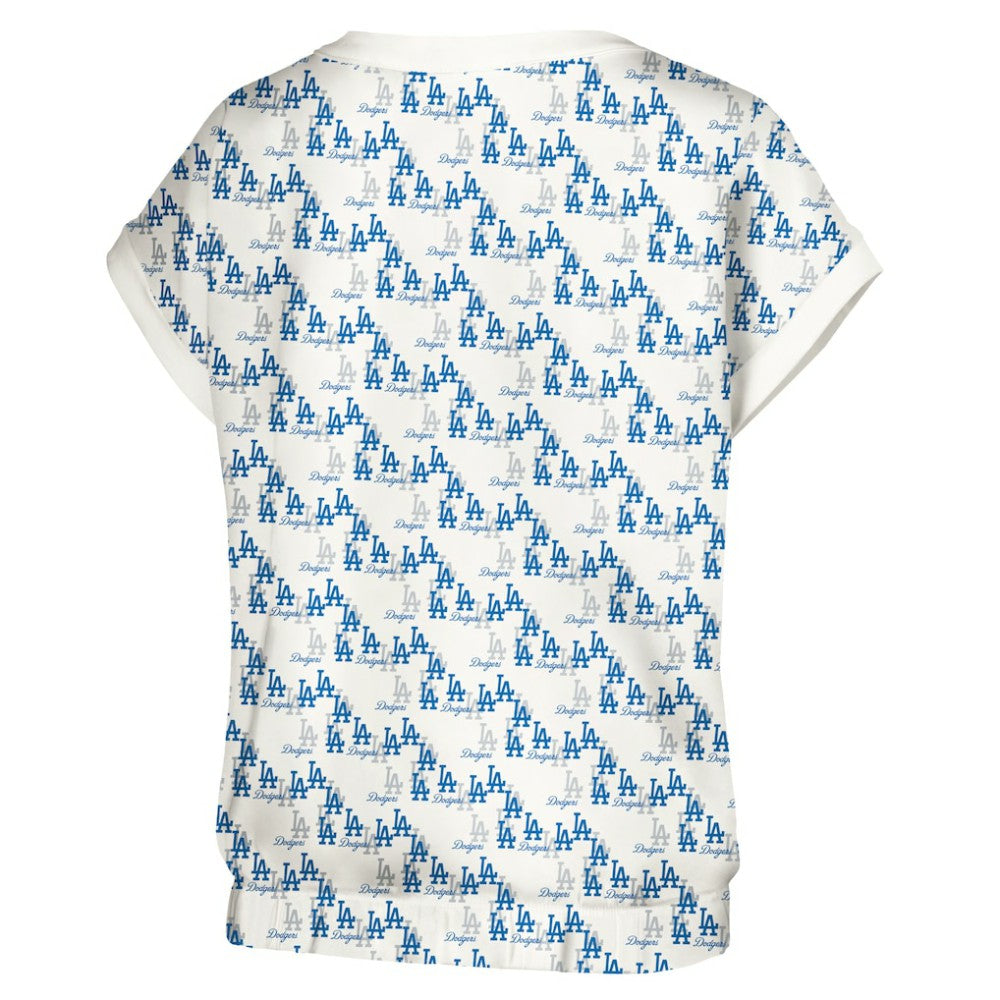 Los Angeles Dodgers Lusso Women's Madge Dolman Tri-Blend T-Shirt for sale