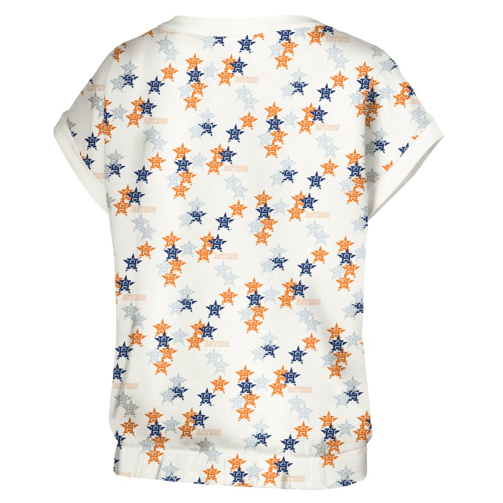 Houston Astros Lusso Women's Madge Dolman Tri-Blend T-Shirt Sale
