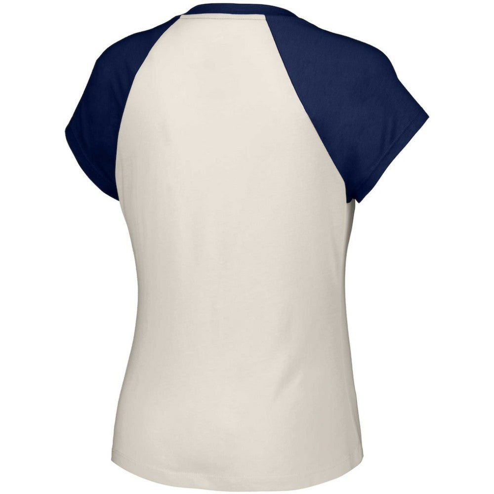 Boston Red Sox Lusso Women's Nikki Raglan T-Shirt Discount