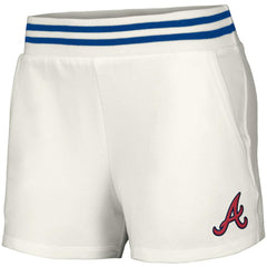 Atlanta Braves Lusso Women's Maeg Tri-Blend Pocket Shorts for sale