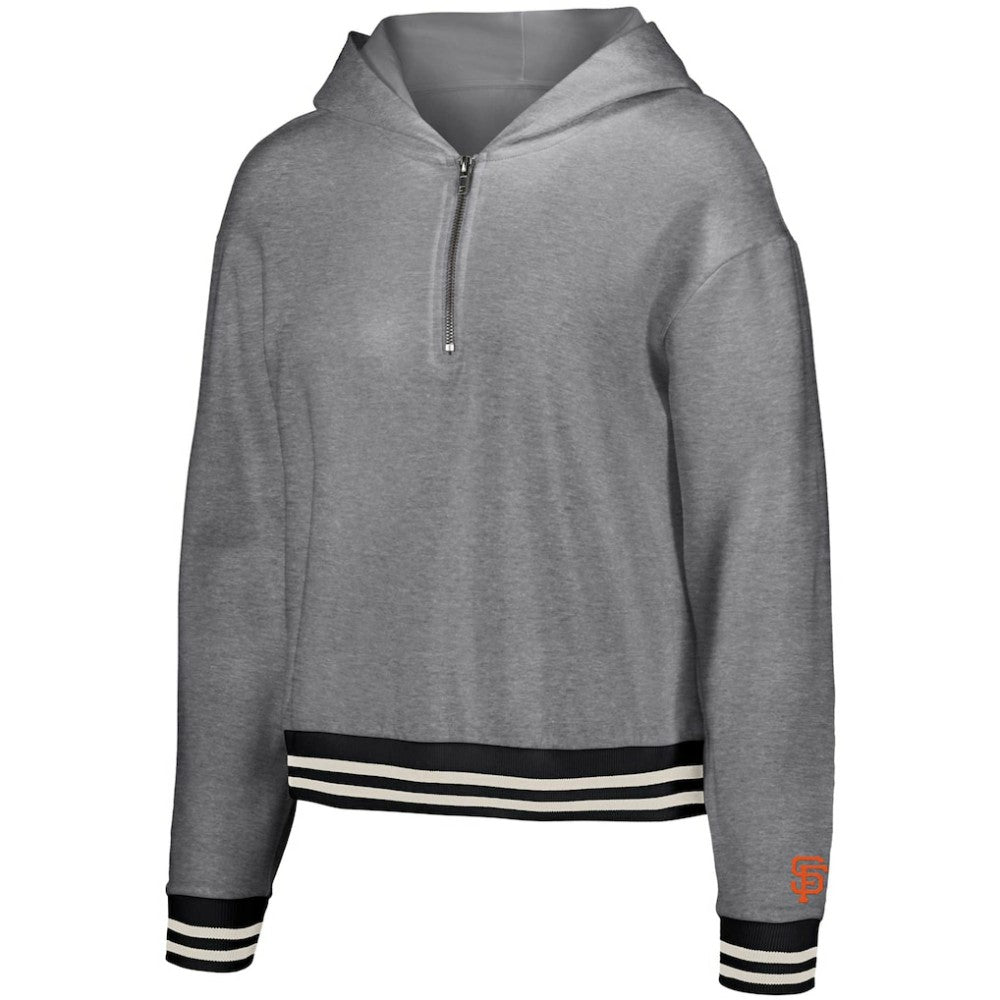 San Francisco Giants Lusso Women's Magnolia Tri-Blend Quarter-Zip Hoodie Near Me