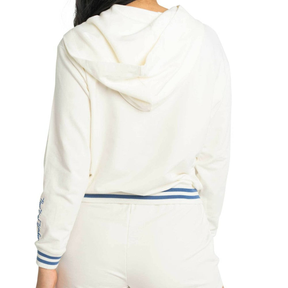 New York Yankees Lusso Women's Magnolia Tri-Blend Quarter-Zip Hoodie for sale