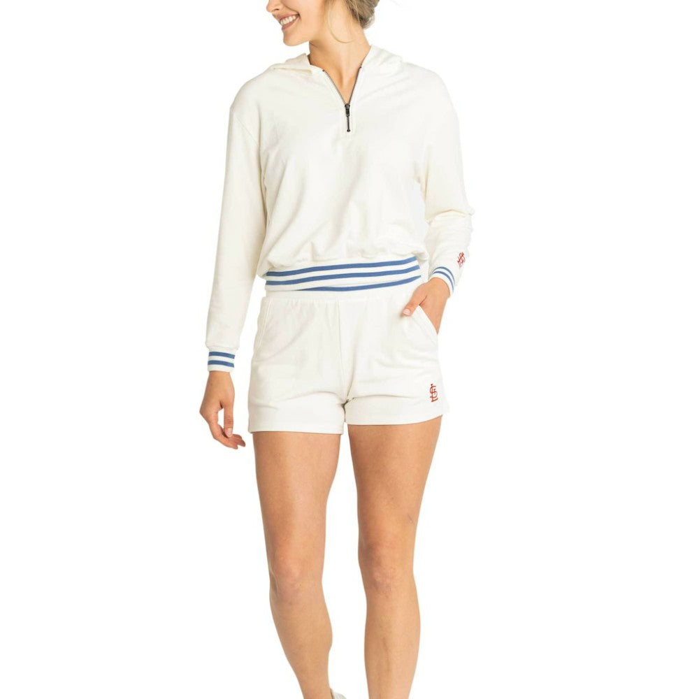 St. Louis Cardinals Lusso Women's Magnolia Tri-Blend Quarter-Zip Hoodie Online