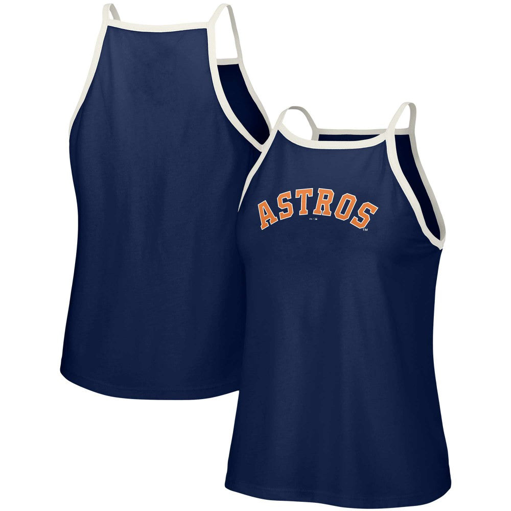 Houston Astros Lusso Women's Nadine Halter Tank Top Online