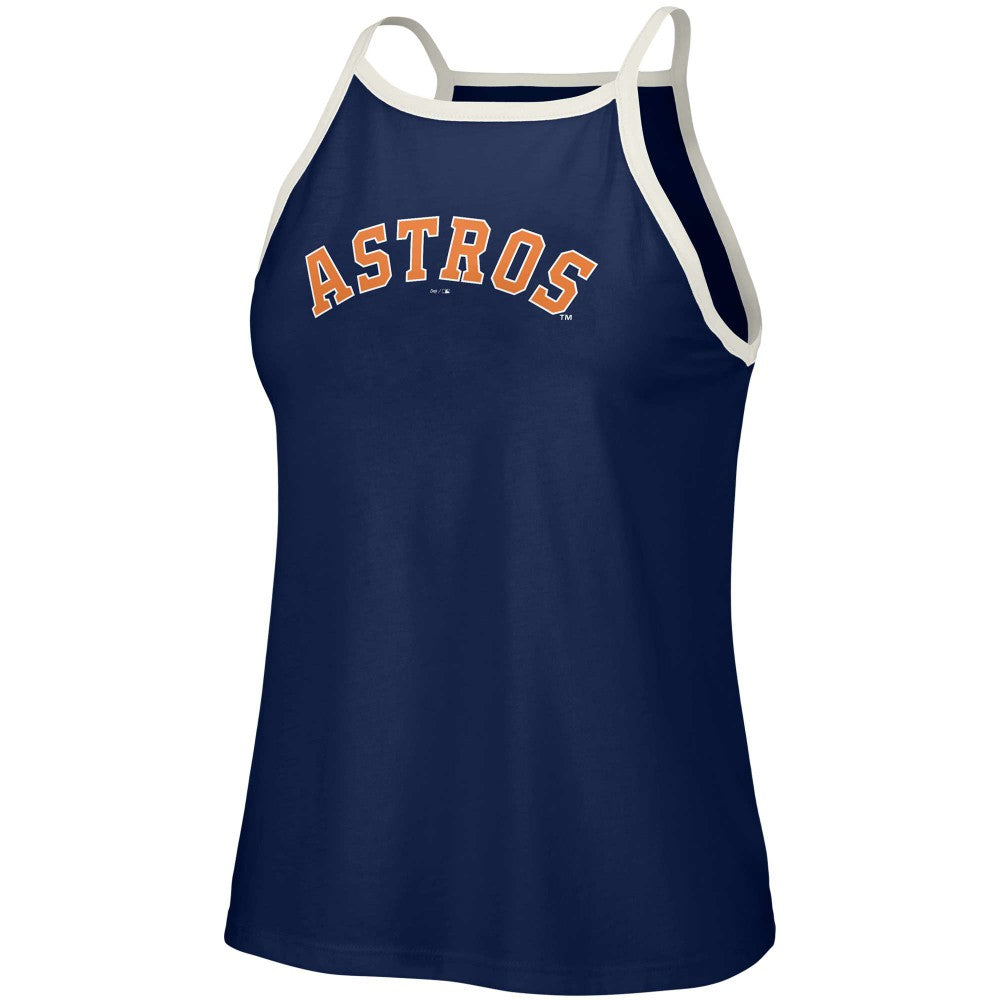 Houston Astros Lusso Women's Nadine Halter Tank Top Online