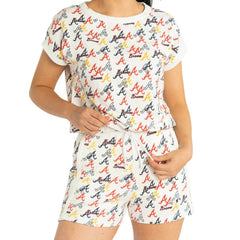 Atlanta Braves Lusso Women's Marge Shorts Near Me