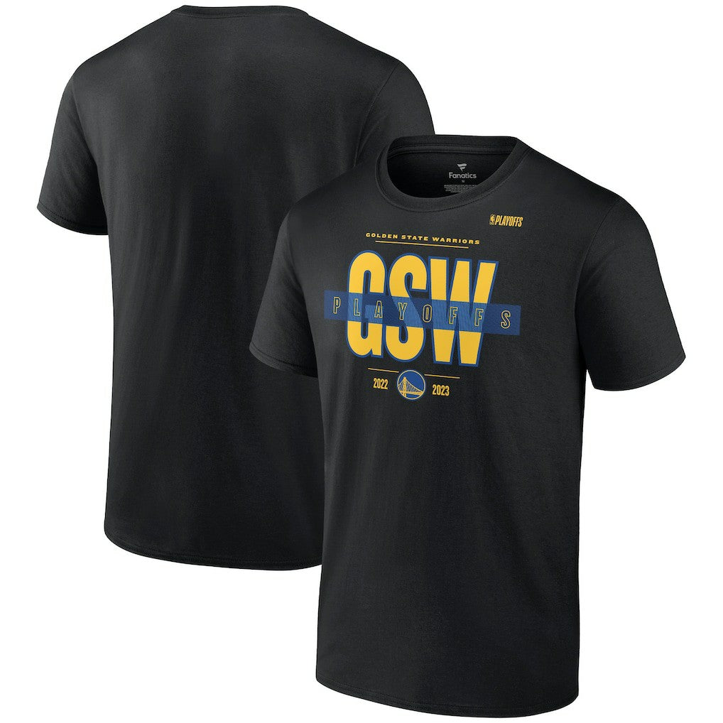 Fanatics Golden State Warriors 2023 NBA Playoffs Jump Ball T-Shirt Black