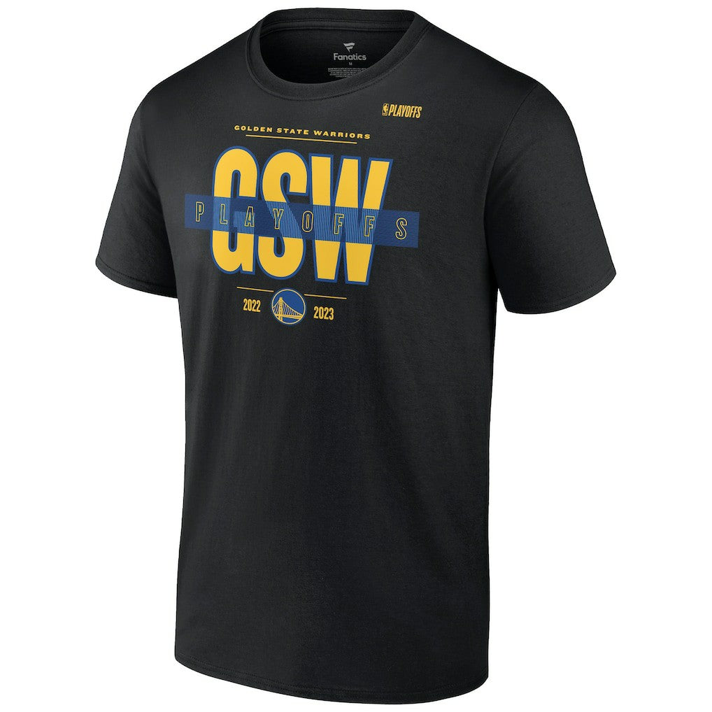 Fanatics Golden State Warriors 2023 NBA Playoffs Jump Ball T-Shirt Black