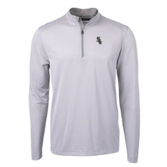 Chicago White Sox Cutter & Buck Virtue Eco Pique Micro Stripe Recycled Quarter-Zip Pullover Top Online