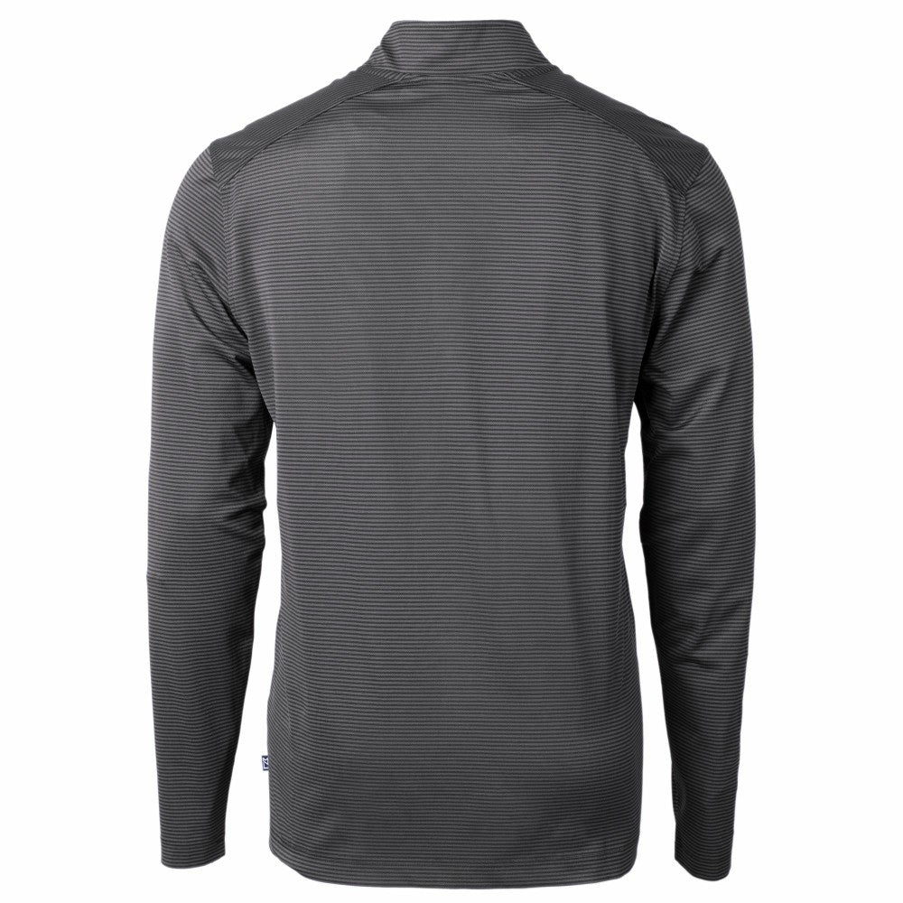 Cincinnati Reds Cutter & Buck Virtue Eco Pique Micro Stripe Recycled Quarter-Zip Pullover Top Near Me