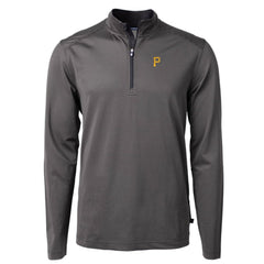 Pittsburgh Pirates Cutter & Buck Virtue Eco Pique Micro Stripe Recycled Quarter-Zip Pullover Top Near Me