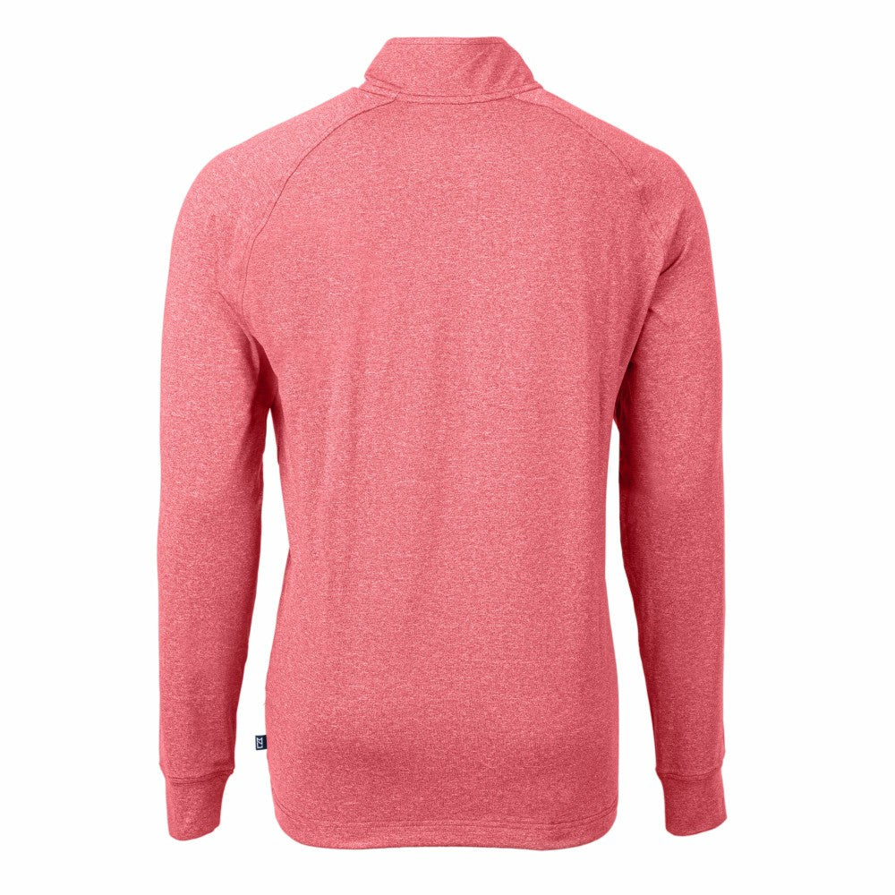 Cleveland Guardians Cutter & Buck Adapt Eco Knit Stretch Recycled Quarter-Zip Pullover Top Online