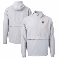 Baltimore Orioles Cutter & Buck Charter Eco Recycled Half-Zip Anorak Jacket for sale