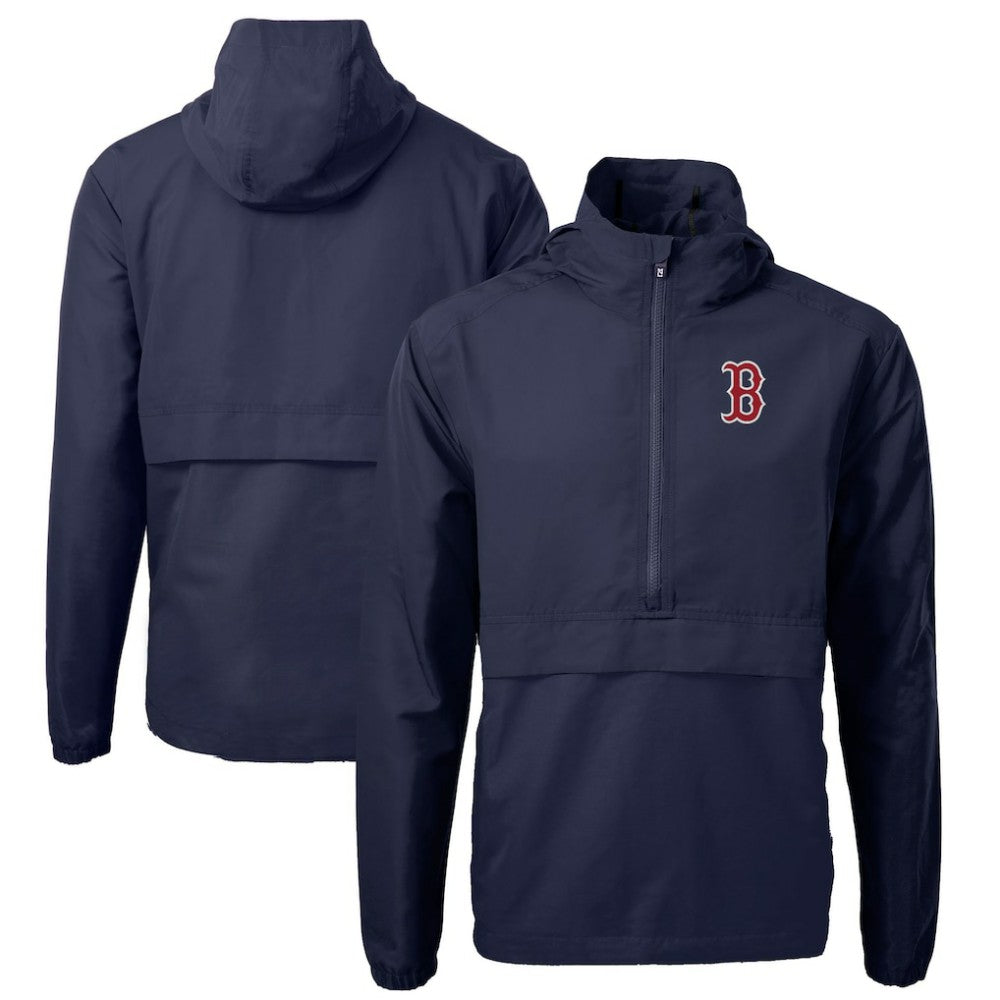 Boston Red Sox Cutter & Buck Charter Eco Recycled Half-Zip Anorak Jacket Online