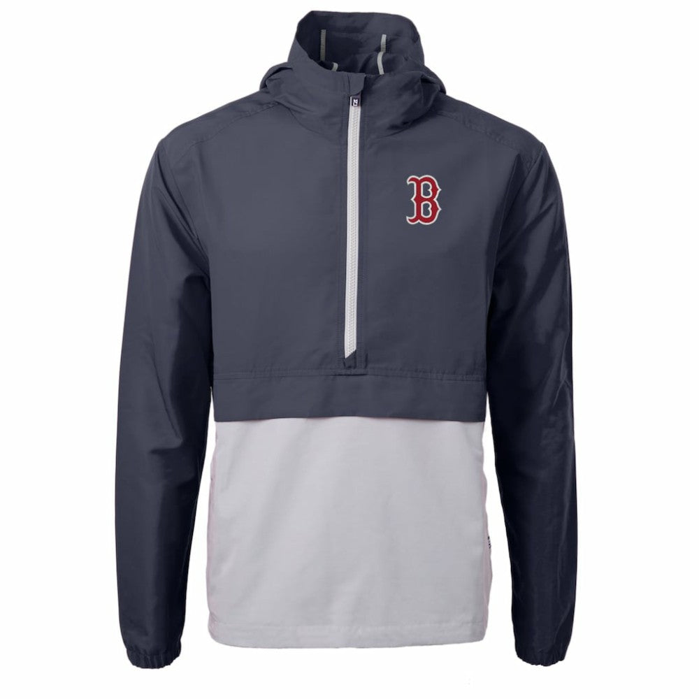 Boston Red Sox Cutter & Buck Charter Eco Recycled Half-Zip Anorak Jacket Sale