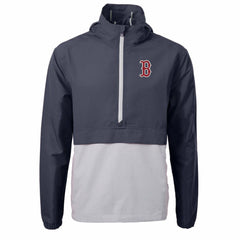 Boston Red Sox Cutter & Buck Charter Eco Recycled Half-Zip Anorak Jacket Sale