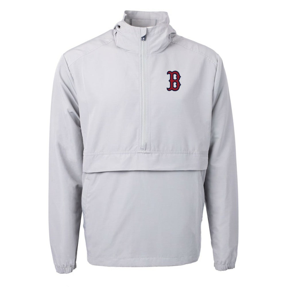Boston Red Sox Cutter & Buck Charter Eco Recycled Half-Zip Anorak Jacket Discount