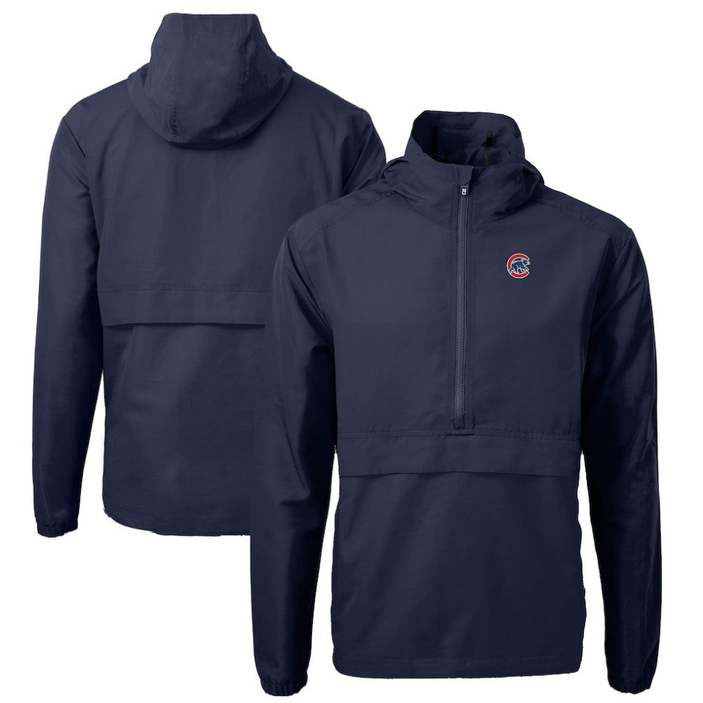 Chicago Cubs Cutter & Buck Charter Eco Recycled Half-Zip Anorak Jacket Discount