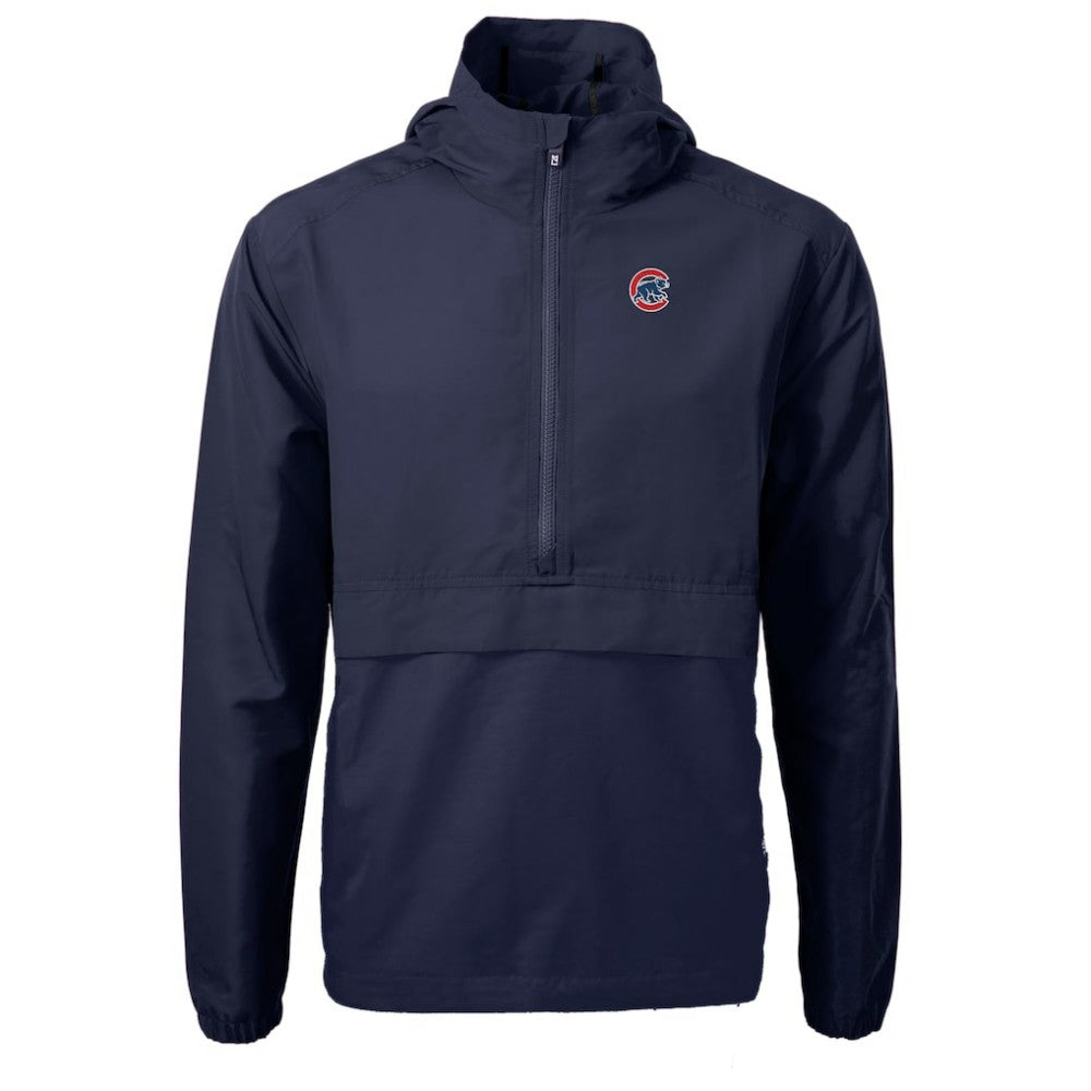 Chicago Cubs Cutter & Buck Charter Eco Recycled Half-Zip Anorak Jacket Discount