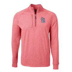 St. Louis Cardinals Cutter & Buck Adapt Eco Knit Stretch Recycled Quarter-Zip Pullover Top Online
