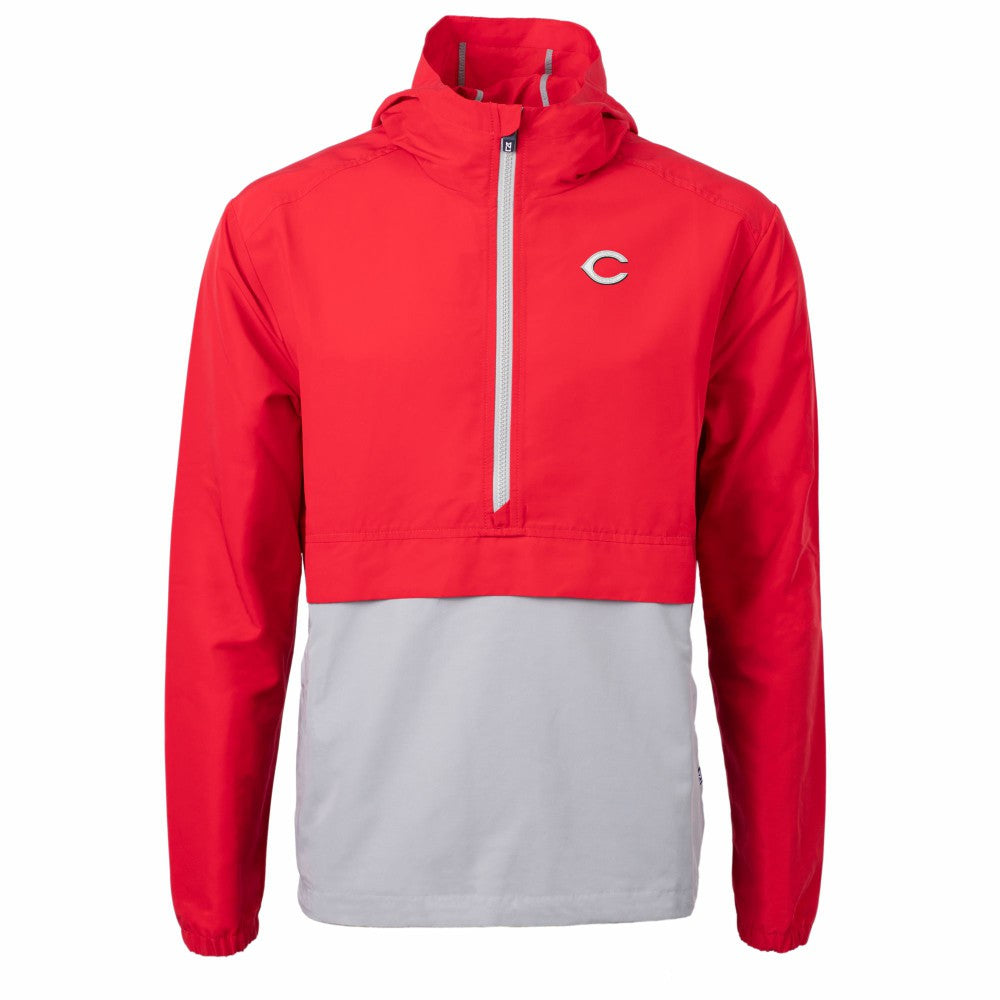 Cincinnati Reds Cutter & Buck Charter Eco Recycled Half-Zip Anorak Jacket Discount