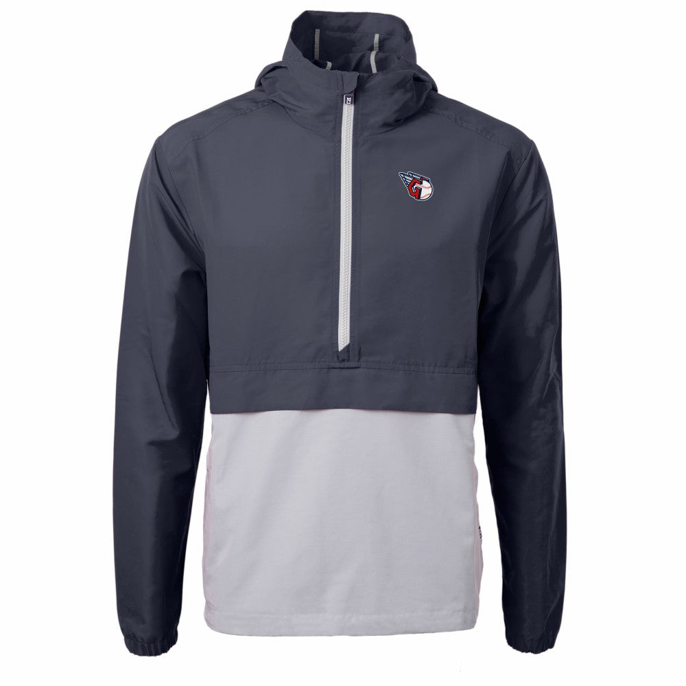 Cleveland Guardians Cutter & Buck Charter Eco Recycled Half-Zip Anorak Jacket Outlet