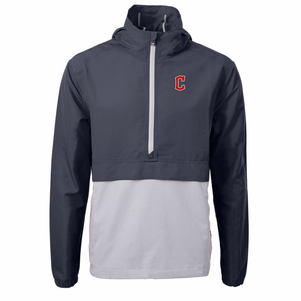 Cleveland Guardians Cutter & Buck Charter Eco Recycled Half-Zip Anorak Jacket Outlet