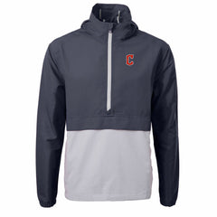 Cleveland Guardians Cutter & Buck Charter Eco Recycled Half-Zip Anorak Jacket Outlet