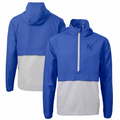 Kansas City Royals Cutter & Buck Charter Eco Recycled Half-Zip Anorak Jacket Online