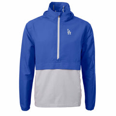 Los Angeles Dodgers Cutter & Buck Charter Eco Recycled Half-Zip Anorak Jacket Sale