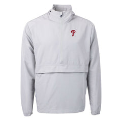 Philadelphia Phillies Cutter & Buck Charter Eco Recycled Half-Zip Anorak Jacket Online