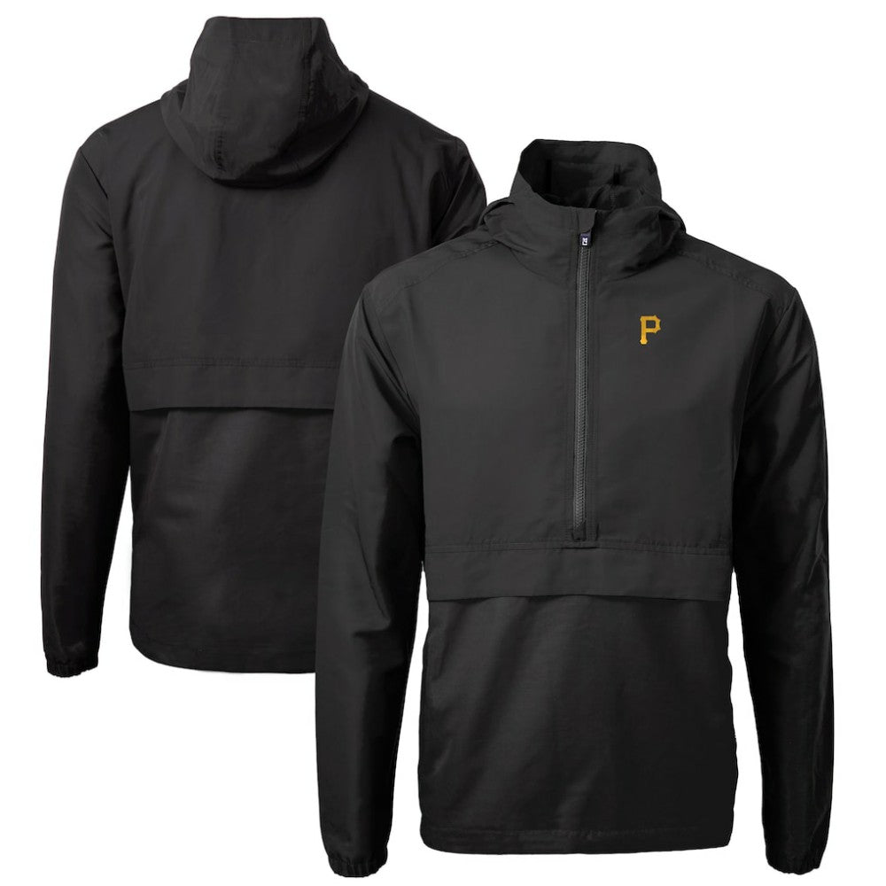 Pittsburgh Pirates Cutter & Buck Charter Eco Recycled Half-Zip Anorak Jacket Sale