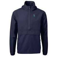 Seattle Mariners Cutter & Buck Charter Eco Recycled Half-Zip Anorak Jacket Online